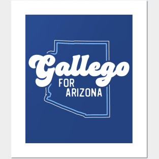 Gallego for Arizona // 2024 Senate Race // Turn Arizona Blue Posters and Art